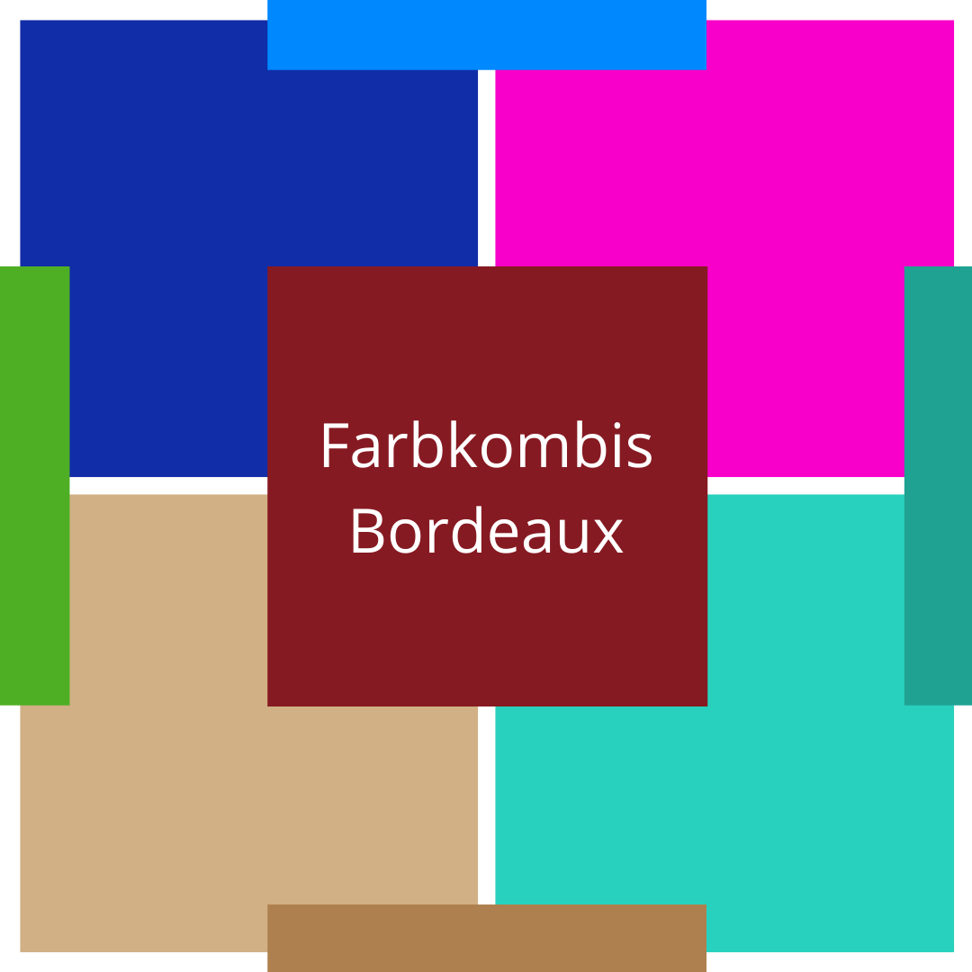 Farbkombination Bordeaux